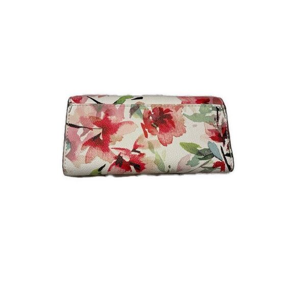 liz claiborne Pink White Green Floral Wallet - Picture 2 of 3